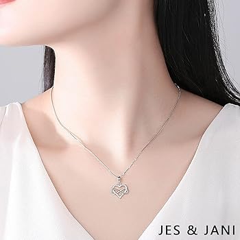 Amazon | JES & JANI インフィニティハートネックレス